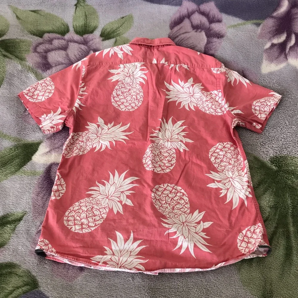 Express Men’s Short Sleeve Tropical Shirt 🍍
